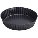Webake Tarteform Mit Hebeboden Ø 24 cm Plus Quicheform Antihaftbeschichtung Quiche Backform Pie Form Wellenrand, Schnittfest, Servierfertig