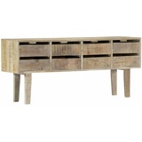 vidaXL Sideboard 140×30×60 cm Massivholz Mango