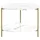 Beliani Reva Weiß Gold MDF 60 x 45 x 60 cm
