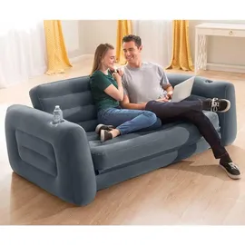 Intex Schlafcouch Futon 2-Sitzer Grau
