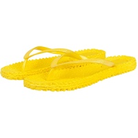 Ilse Jacobsen Damen Glitzer Flip Flop, CHEERFUL01, Größe 39 EU, Zehentrenner, Gelb (Gelb 80) - 39 EU