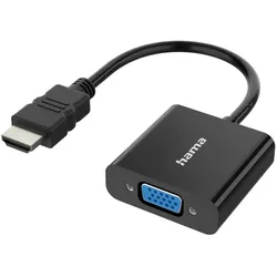 HAMA Video-Adapter, HDMITM-Stecker - VGA-Buchse, Audio-Buchse, Full-HD 1080p