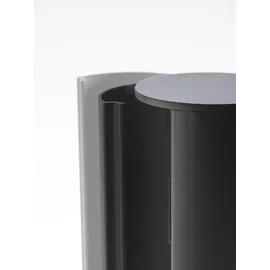 CMD Steckdosensäule 2-fach 40 cm Anthrazit