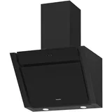 Oranier Kopffrei Wandhaube Abluft 60cm schwarz schräge Dunstabzugshaube MEBA60S2