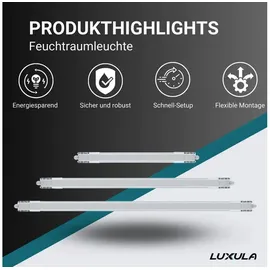 LUXULA LED-Feuchtraumleuchte, EEK: E, 32W, 3616lm, 4000K, 1200mm