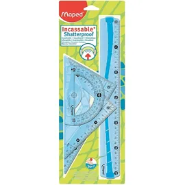 Maped Geometrie-Set Maxi 4-teilig Lineal Set