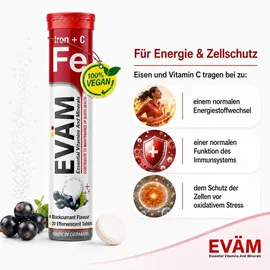 eväm Eisen + Vitamin C Brausetabletten 20 St.