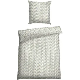 SCHIESSER Ditsy Floral Beige 155 x 220 cm + 2 x 80 x 80 cm