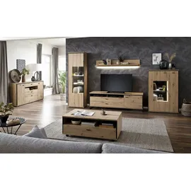 Uno Vitrine Argon 63 x 38 x 210 cm Mehrfarbig