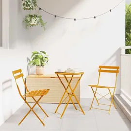 vidaXL Bistroset 3-tlg. Gelb