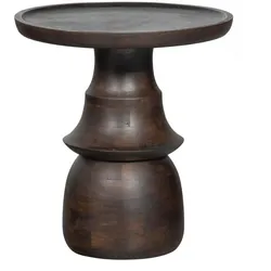 Beistelltisch Broad aus Mangoholz, Dunkelbraun