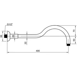 PaulGurkes Duschsystem Unterputz Gold Einhandmischer Nostalgie Retro Landhausstil Dusch-Set 25cm