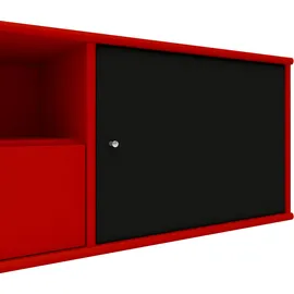 Hammel Furniture TV-Board HAMMEL FURNITURE "Mistral Fernsehschrank, Medienmöbel, Hängend", rot, B:161,5cm H:42cm T:45cm, Sideboards, mit Türen mit Akustikstoff, Kabeldurchführung, Lowboard, B: 161,5 cm