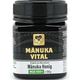 Manuka Vital MGO 450+ 250g | Das Manuka Honig ORIGINAL aus NEUSEELAND | 100% natürlich | Im Labor ANALYSIERTE Qualität | Pur & Roh