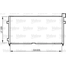 Kondensator Klimaanlage VALEO 818984