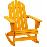 vidaXL Adirondack-Schaukelstuhl 70 x 91 x 92 cm orange 1 St.