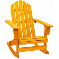 vidaXL Adirondack-Schaukelstuhl 70 x 91 x 92 cm orange 1 St.