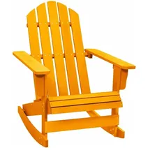 vidaXL Adirondack-Schaukelstuhl 70 x 91 x 92 cm orange 1 St.
