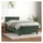 vidaXL Boxspringbett 100 x 200 cm Dunkelgrün