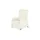 HIMOLLA Fernsehsessel 7568 Leder 77 x 104 x 85 cm Weiß elektrisch