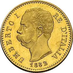 5,81 g Gold 20 Italienische Lire