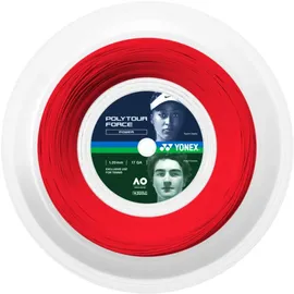 Yonex Polytour Force Tennisrollen Saite - Bright Red - 1.25 mm