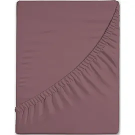 HIP Spannbettlaken Mako-Satin 180 x 200 cm rosa