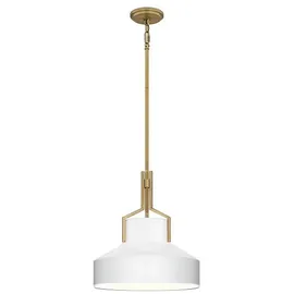 Quoizel Brecken 2-flg. 60 W 30 cm goldfarben/Glas, Metall