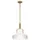 Quoizel Brecken 2-flg. 60 W 30 cm goldfarben/Glas, Metall