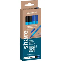 Schneider Kugelschreiber Blau/Schwarz 0,7 mm 1 St.