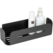 Wenko Turbo-Loc® Wandablage Bivio Black matt, - Schwarz