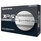TaylorMade TP5x Stripe Golfbälle, white