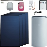 Vaillant Solarthermie-Paket 9.453/3 - 4 Kollektoren VFK 155 V mit Speicher VPS RS 800 B - 10,04 m2 - 0010042393