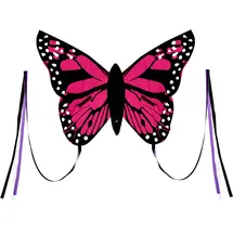 Wolkenstürmer Kinderdrachen Bella Butterfly (pink), Einleinerdrachen - flugfertig inkl. Schnur
