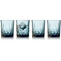 Lyngby Glas Whiskyglas Sorrento 32 cl 4 Stck. Blau