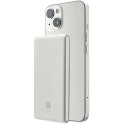 5000 mAh Powerbank USB Typ-C Kabelloses Laden  Mag Lite (Weiß)