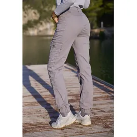 VIVANCE Trekkinghose Cargo Jeans Optik Grau 40