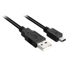 Sharkoon USB-A auf Mini-USB 0,5 m Schwarz