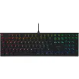 Cherry MX 10.0N RGB, Flache Mechanische Gaming-Tastatur, Schweizer Layout (QWERTZ), Kabelgebunden, Original CHERRY MX LOW PROFILE RGB SPEED Switches, Schwarz