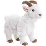Uni-Toys - Bergziege weiß - 29 cm (Länge) - Plüsch-Ziege - Plüschtier, Kuscheltier