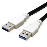 Bachmann USB-A auf USB-A 2 m Schwarz