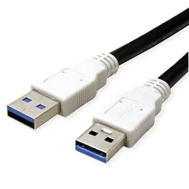 Bachmann USB-A auf USB-A 2 m Schwarz