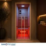 Sanotechnik RUBY 1 Infrarotkabine Wärmekabine 1 Pers. 90x100x195 cm NEU