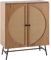 WOHNLING Sideboard Spanplatte 2 Türen