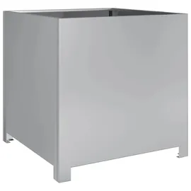 vidaXL Pflanzkübel 50 x 50 x 50 cm Verzinkter Stahl