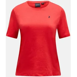 PEAK PERFORMANCE Damen Shirt W Explore Graphic, BRILLIANT RED, XS
