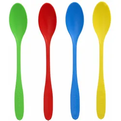 VEPATIM 100x Sorbetlöffel Mehrweg spülmaschinengeeignet stabil 17,5cm div. Farben