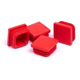 Stema Vierkantstopfen 35 x 35 mm rot 4 Stück