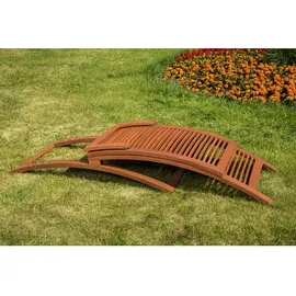 Merxx Cuba 197 x 60 x 90 cm natur/anthrazit klappbar inkl. Auflage