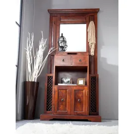 Massivmoebel24 Oxford Garderobe 97x36x199 braun